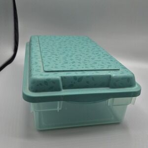 Vintage Rubbermaid Green 0286 High Top Storage Box